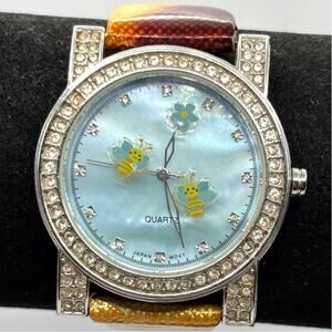 Blue Crystal Men's Watch